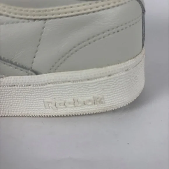 REEBOK VINTAGE MEN'S ATHLETIC SHOE WHITE SIZE 9 M WHITE AND BLUE CLASSIC - Picture 6 of 10
